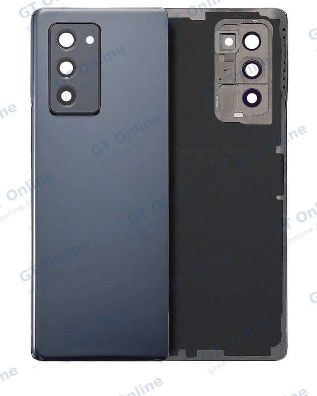 Vitre arrière pour Samsung Galaxy Z Fold 2 5G (compatible premium, Mystic Black)