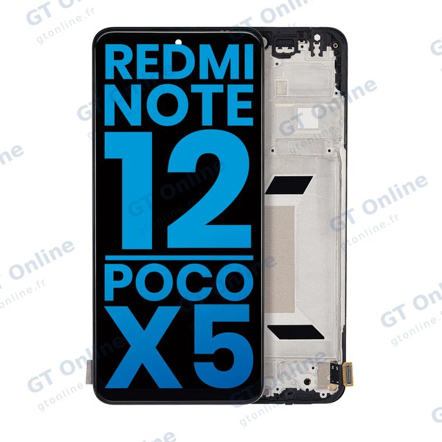 Écran pour Xiaomi Redmi Note 12 5G / Poco X5 (Aftermarket: Incell, toutes couleurs)