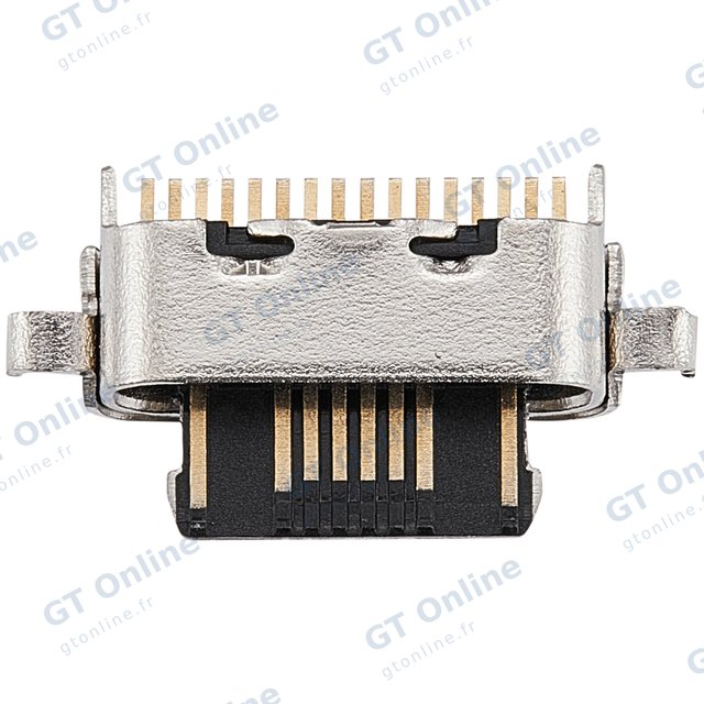 Connecteur de charge nu à souder pour Motorola Moto G62 5G (XT2223 / 2022) / G Power 5G (XT2311 / 2023) / G Stylus 4G (XT2317 / 2023) / G54 (XT2343 / 2023) / G64 5G (XT2431 / 2024) / G55 5G (XT2435 / 2024) / G75 5G (XT2437 / 2024) (premium)