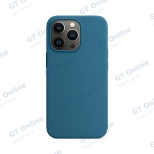 Coque Silicone Compatible pour Apple iPhone 13 Pro (#03) Bleu Clair