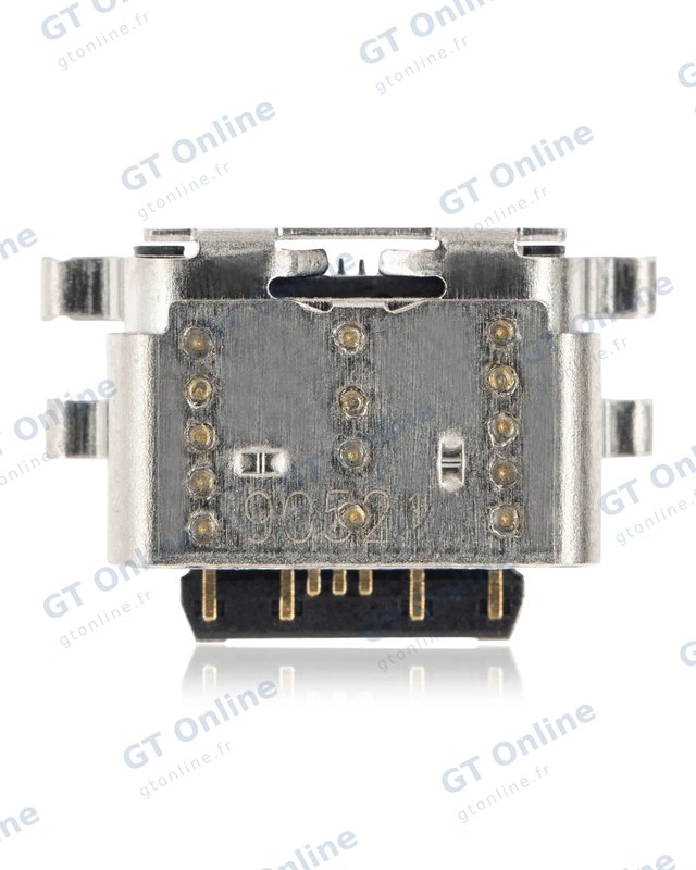 Connecteur de charge à souder — format Type C, 14 broches, 4 points de fixation (C308)