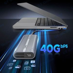 Boitier Disque Dur Externe Orico SSD M.2 NVMe - ACOM2-U4-GY-BP - Gris — vue 2