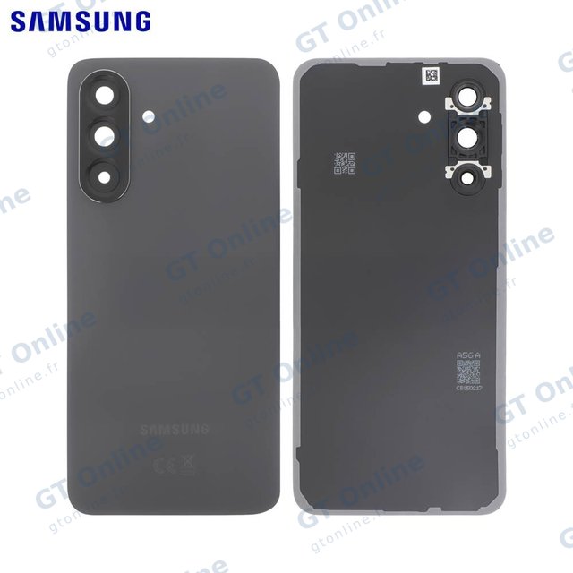 Vitre arrière pour Samsung Galaxy A56 5G (A566 / 2025) (pack service origine, graphite)