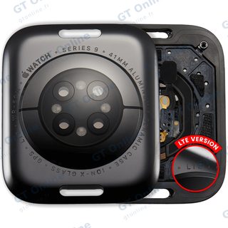 Vitre arrière pour Apple Watch Series 9 (41mm) (LET Version, Aluminum / Space Black)
