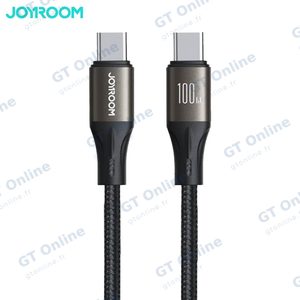 Câble Data USB-C vers USB-C JOYROOM SA25-CC5 Light-Speed Series 100W (1.2m) Noir