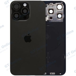 Vitre arrière avec MagSafe, NFC et nappe flash pour Apple IPhone 15 Pro Max (origine, titane noir)