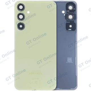 Vitre arrière pour Samsung Galaxy A55 5G (A556 / 2024) (pack service origine, Lemon)