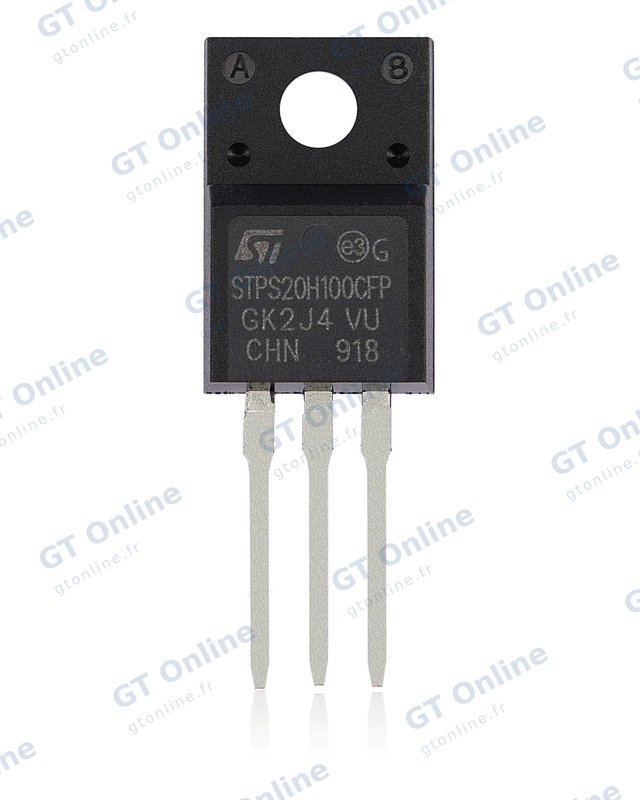 Pièce à microsouder pour Sony Playstation 4 (soudure requise) — STPS20H100CFP - Power Schottky Rectifier