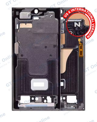 Châssis pour Samsung Galaxy S23 Ultra 5G (version US & internationale, vert) — vue 1
