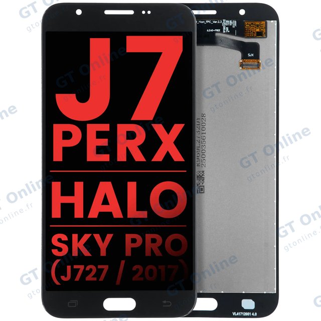 Écran pour Samsung Galaxy J7 Perx / Halo / Sky Pro (J727 / 2017) (compatible premium, noir)
