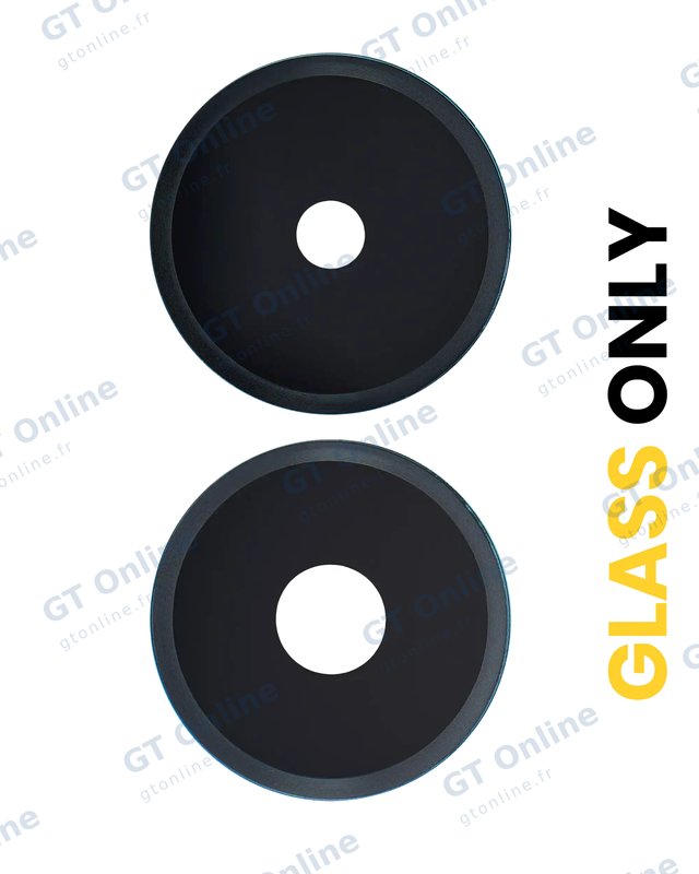Lentille de caméra arrière pour Xiaomi Redmi 14C (lot de 2, noir minuit)
