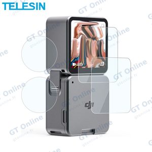 Verre Trempé Classique TELESIN OA-FLM-001 pour DJI Action 2 (2x Écran + 2x Lentille) Transparent — vue 2