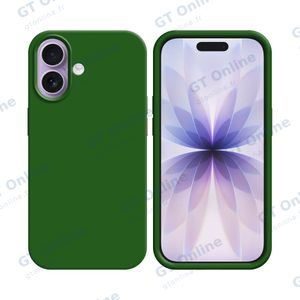 Coque Silicone Compatible pour Apple iPhone 17 (#64) Vert Foncé