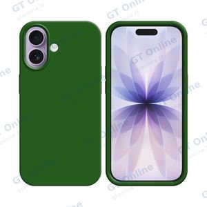 Coque Silicone Compatible pour Apple iPhone 17 (#64) Vert Foncé