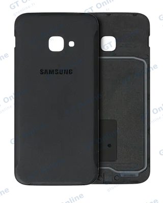Vitre arrière pour Samsung Galaxy Xcover 4S (pack service origine, noir)