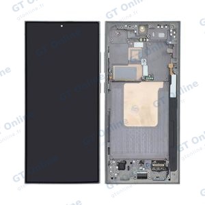 Écran Tactile Soft Oled avec Châssis Samsung Galaxy S24 Ultra 5G S928 Noir Titane