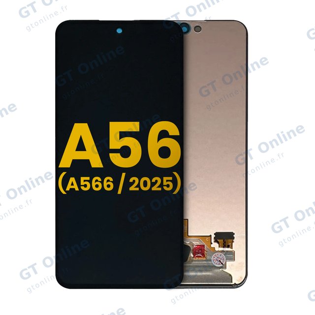 Écran OLED sans châssis pour Samsung Galaxy A56 5G (A566 / 2025) (reconditionné, toutes couleurs)