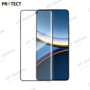 Verre Trempé Intégral PROTECT pour Xiaomi Poco F7 Pro 5G Noir