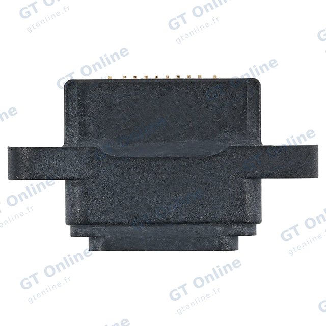 Dock de charge pour Apple iPad Air 1 / 5 (2017) / iPad 6 (2018) / iPad 7 (2019) / iPad 8 (2020) / iPad 9 (2021) (soudure requise, noir)