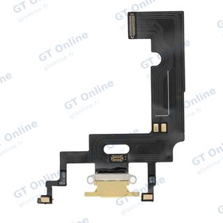 Dock de charge pour Apple iPhone XR (compatible, jaune)