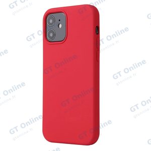 Coque Silicone Compatible pour Apple iPhone 12 Mini (#14) Rouge