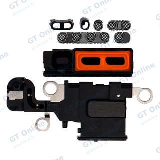 Grille de haut-parleur / micro pour Apple iPhone 15 (noir, lot de 10)