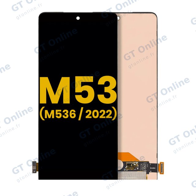 Écran OLED sans châssis pour Samsung Galaxy M53 5G (M536 / 2022) (reconditionné, toutes couleurs)