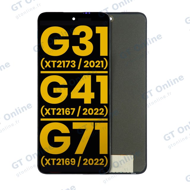 Écran OLED sans châssis pour Motorola Moto G31 (XT2173 / 2021) / G41 (XT2167 / 2022) / G71 5G (XT2169 / 2022) (reconditionné, toutes couleurs)
