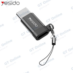 Adaptateur OTG Micro USB Femelle vers USB-C Mâle Yesido GS04