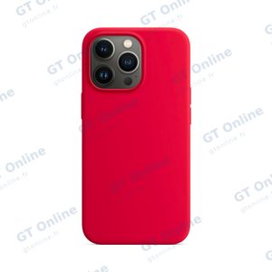 Coque Silicone Compatible pour Apple iPhone 13 Pro (#14) Rouge
