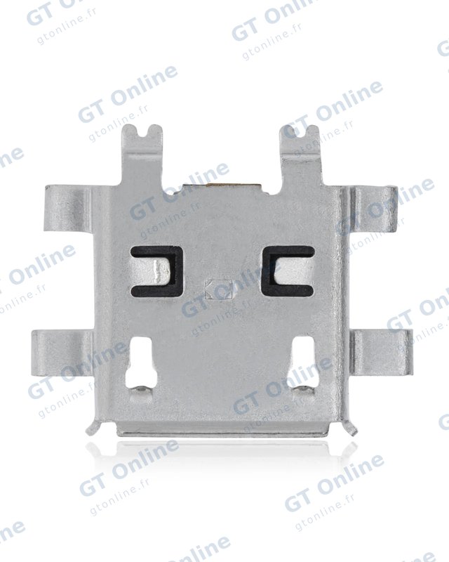 Connecteur de charge à souder — format Micro B, 5 broches, 6 points de fixation (C280)