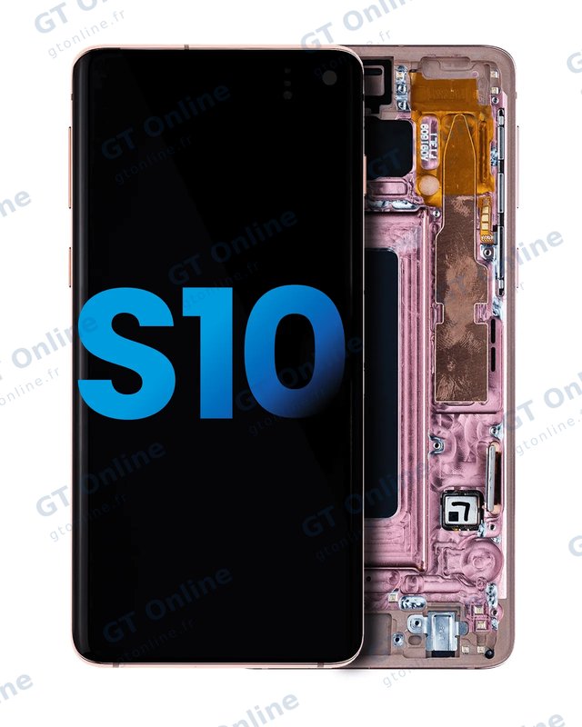 Écran pour Samsung Galaxy S10 (Aftermarket Plus: TFT, Flamingo Pink)