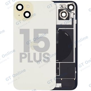Vitre arrière pour Apple iPhone 15 Plus (origine d'occasion — grade B, jaune)
