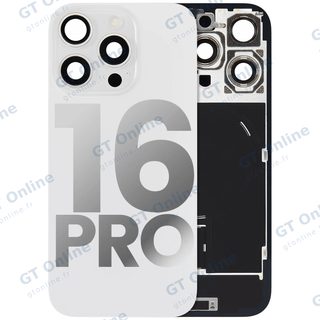Vitre arrière pour Apple iPhone 16 Pro (origine d'occasion — grade B, White Titanium)