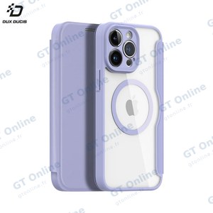 Housse de Protection Skin X Pro Dux Ducis pour Apple iPhone 14 Pro Max MagSafe Violet Clair