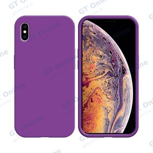 Coque Silicone Compatible pour Apple iPhone XS Max (#39) Mauve
