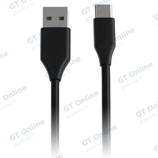 Câble de charge USB-A vers USB-C 2 m pour PlayStation 5 / Nintendo Switch DOBE TP5-3580 — noir
