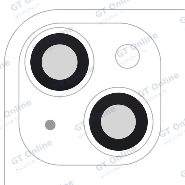 Lentille de caméra arrière avec adhésif pour Apple iPhone 15 / 15 Plus (lot de 2, Real Sapphire, premium)