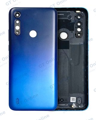 Vitre arrière pour Motorola Moto G8 Power Lite (XT2055 / 2020) (bleu Royal)