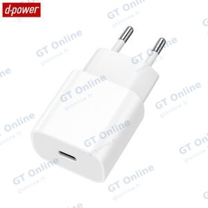 Chargeur Secteur USB-C d-power J8540 20W Blanc