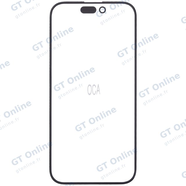Vitre d’écran avec OCA pour Apple iPhone 15 Pro (lot de 10)