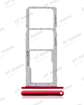 Tiroir SIM pour LG K42 (2020) / K52 (2020) (rouge)