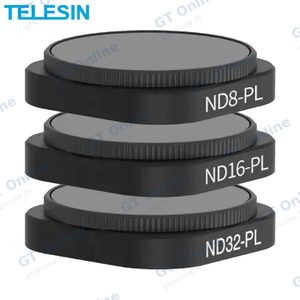 Kit de Filtre Lentille TELESIN GP-FLT-906 pour GoPro 11, 10 & 9 (ND8-PL + ND16-PL + ND32-PL + Boitier)