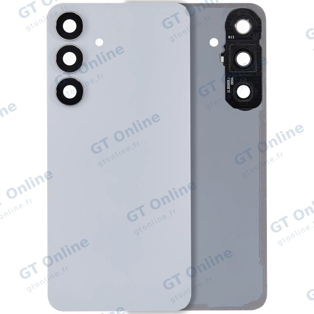 Vitre arrière pour Samsung Galaxy S25 FE (sans logo, compatible premium, Icyblue)