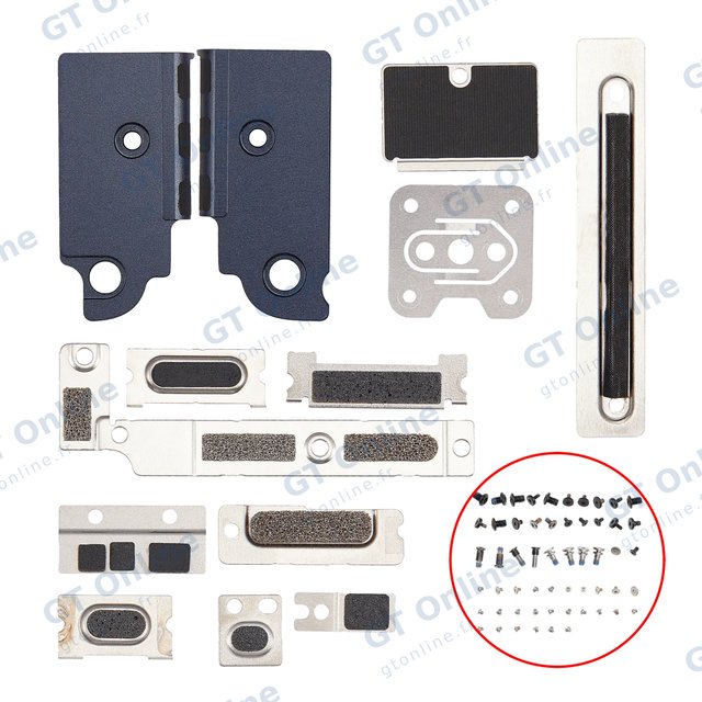 Jeu de petits supports métalliques pour Apple MacBook Air 13" (A2681 / Mid 2022)