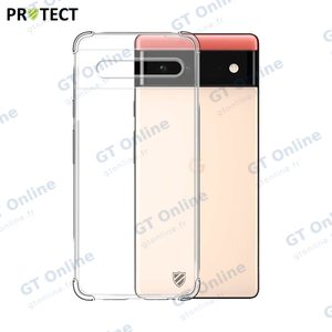 Coque Silicone Renforcée PROTECT pour Google Pixel 6 Transparent