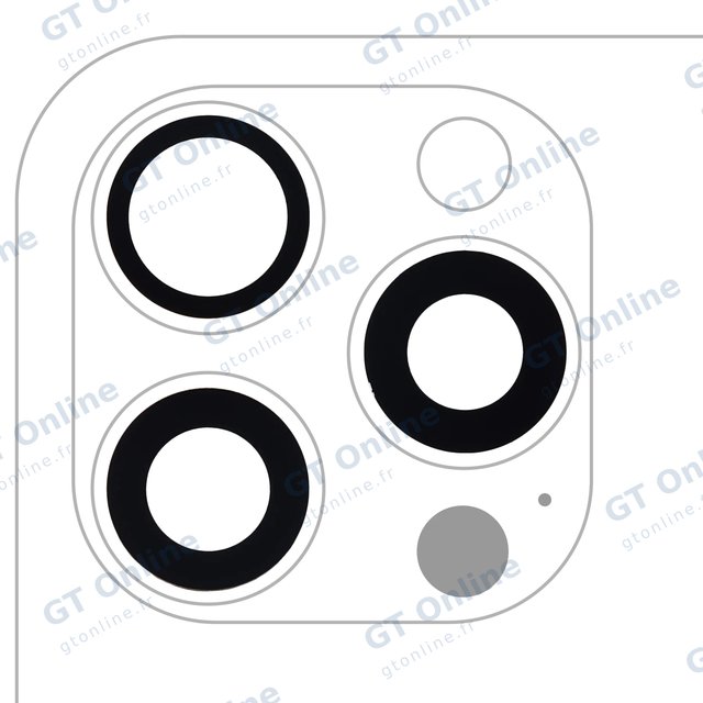 Lentille de caméra arrière avec adhésif pour Apple iPhone 15 Pro Max (lot de 3, premium, Real Sapphire)