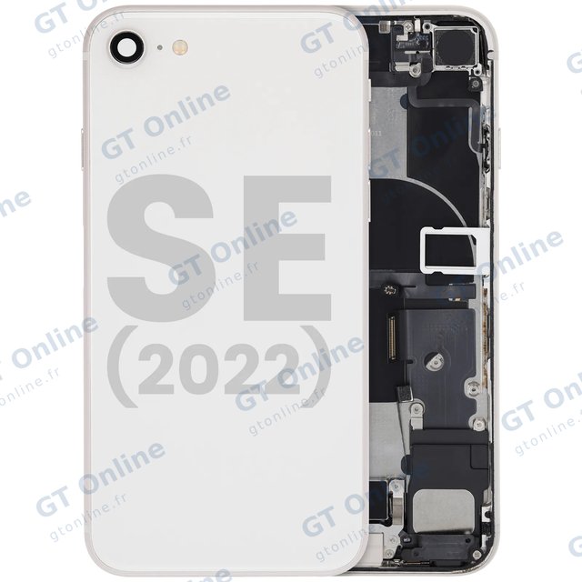 Châssis pour Apple iPhone SE (2022) (origine d'occasion — grade B, lumière stellaire)