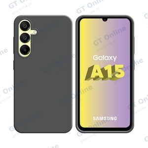 Coque Silicone Compatible pour Samsung Galaxy A15 5G A156B (#5) Gris