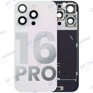 Vitre arrière pour Apple iPhone 16 Pro (origine d'occasion — grade A, White Titanium)